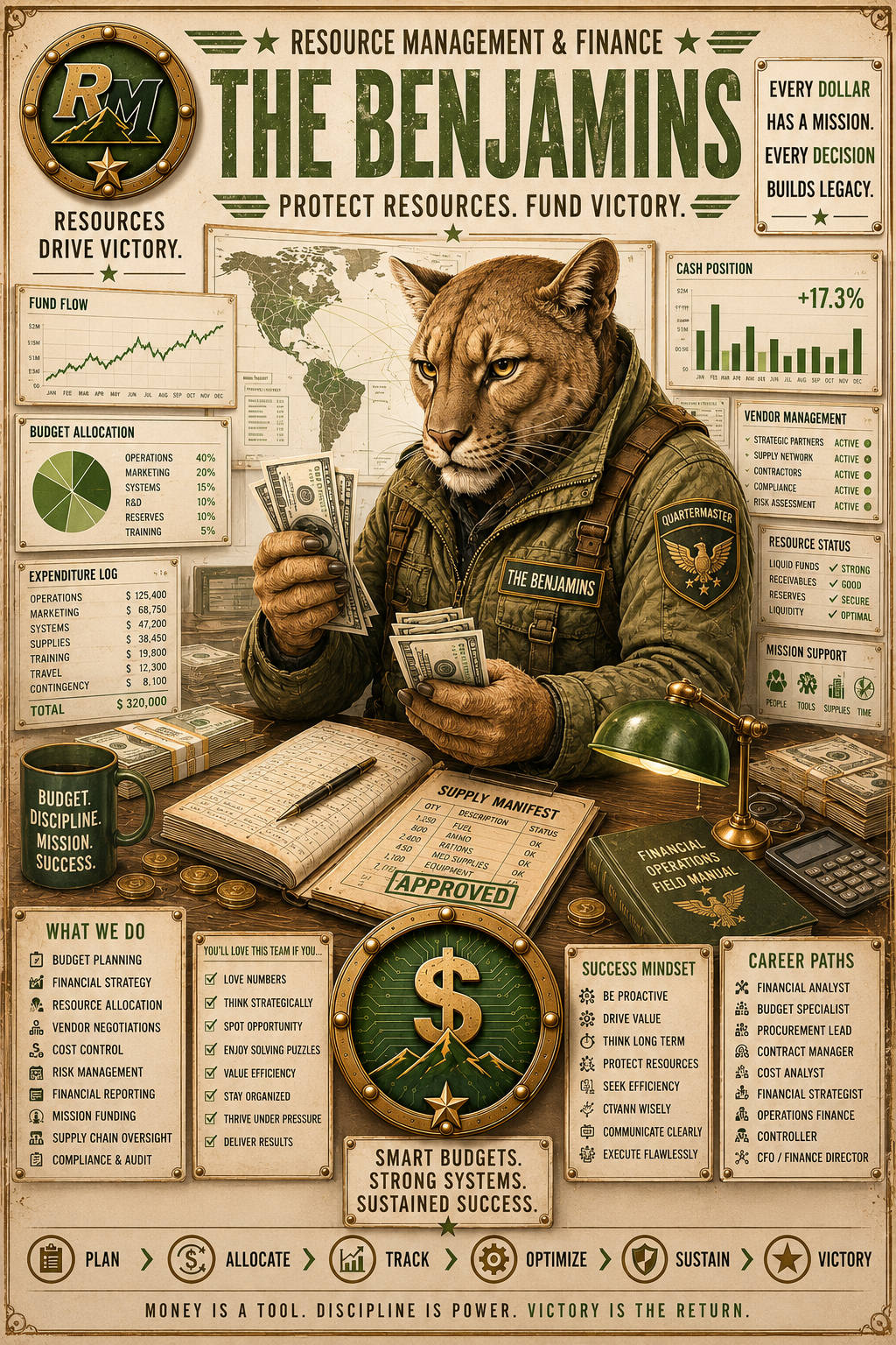 The Benjamins recruitment poster