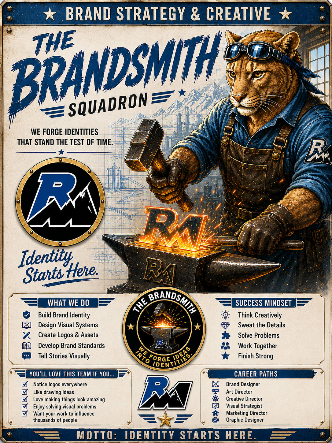 The BrandSmith Squadron recruitment poster