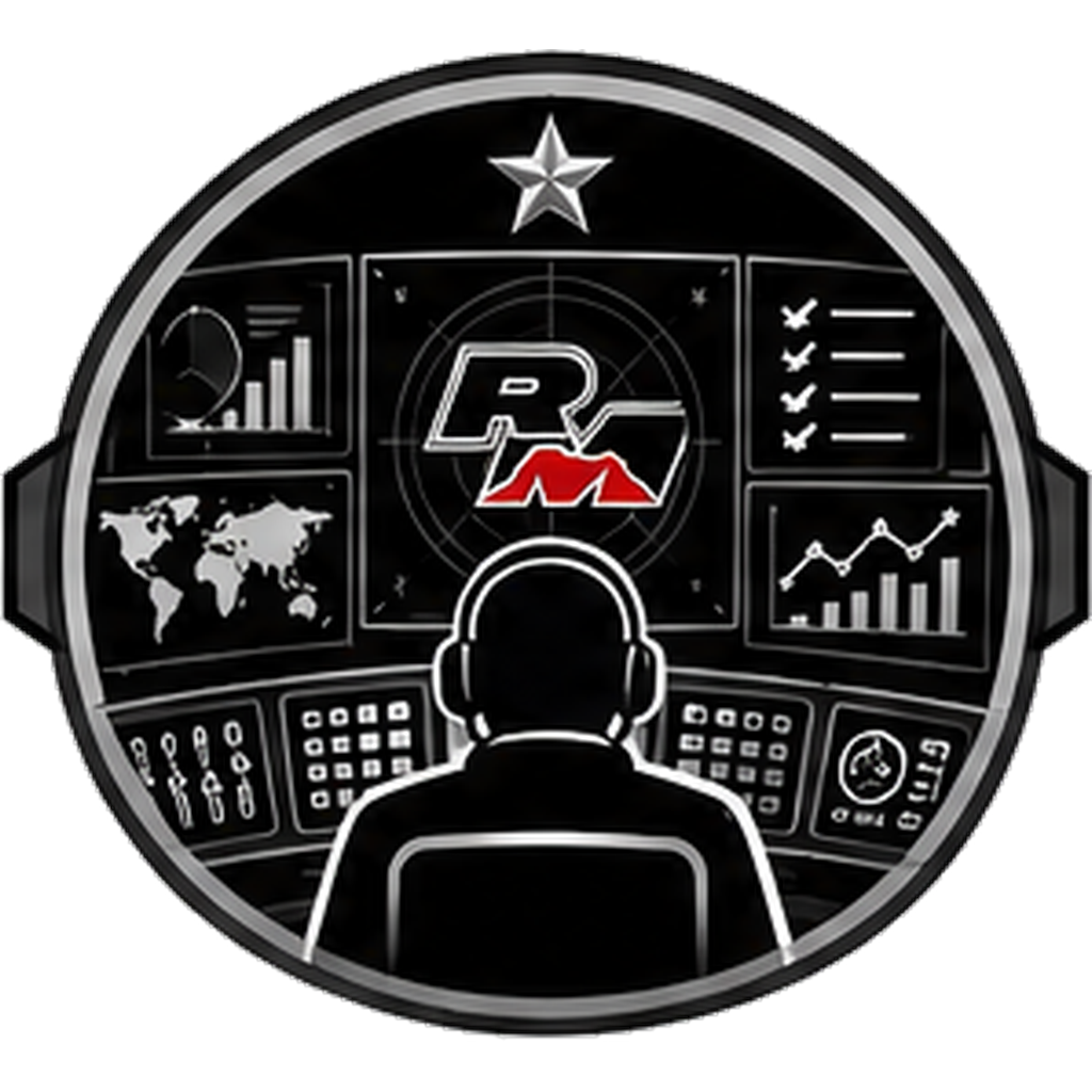 Mission Control compass emblem